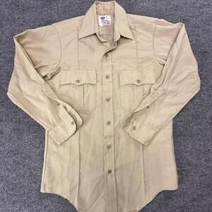 Riverside‎ Men's Long Sleeve Work Shirt Size Small #578